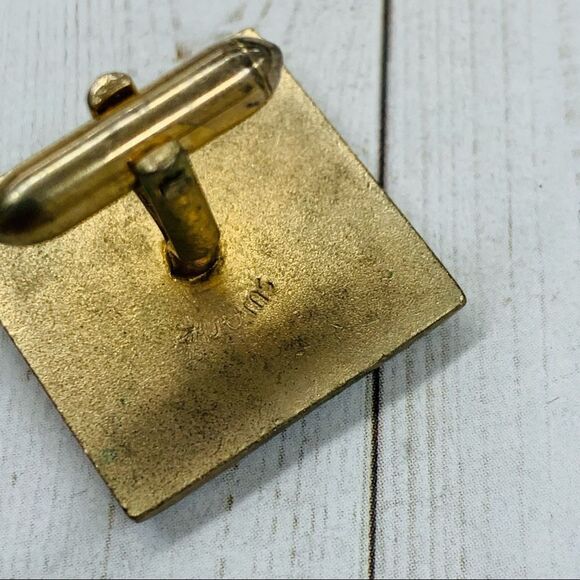 VTG Swank Seahorse Cuff Links - Picture 3 of 3